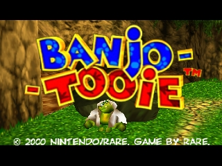 Banjo-Tooie (USA) Title Screen